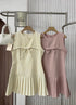MATINEE Sleeveless Pleated Mini Dress